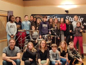 Classe Collège musique projet pédagogique élèves enregistrer chanson
