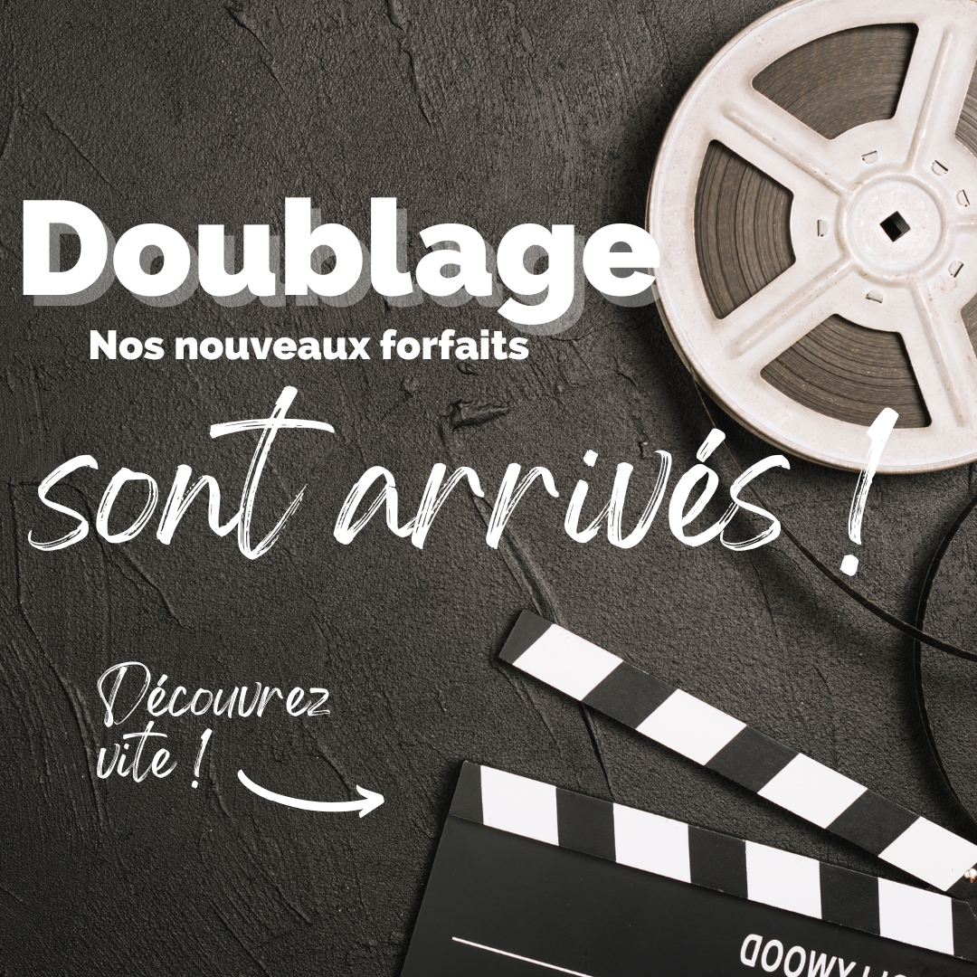 cartes cadeaux séances doublage films en studio feeling studio lille nord belgique