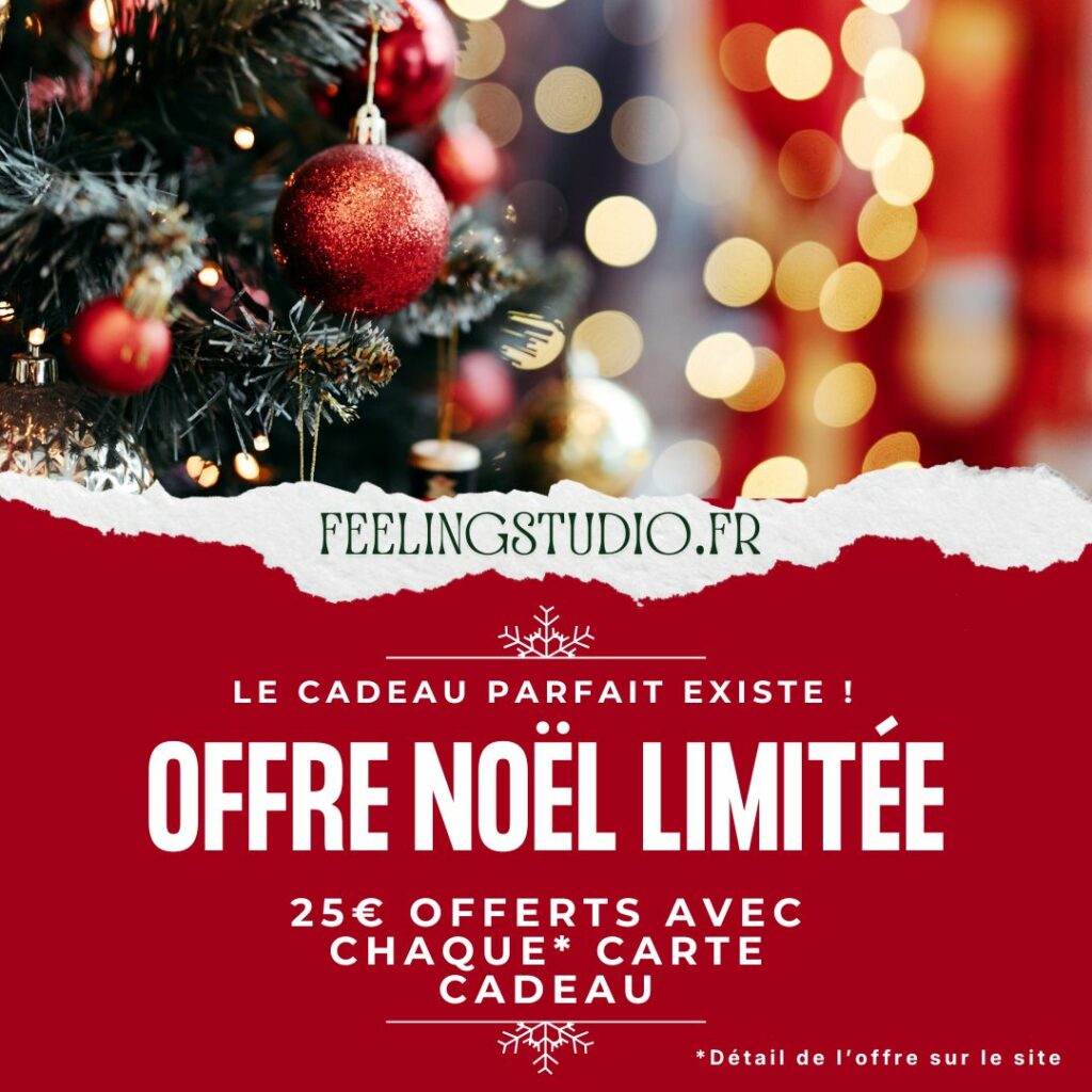 Offre spéciale Carte Cadeau Noël 2025 Noël 2025 Feeling Studio